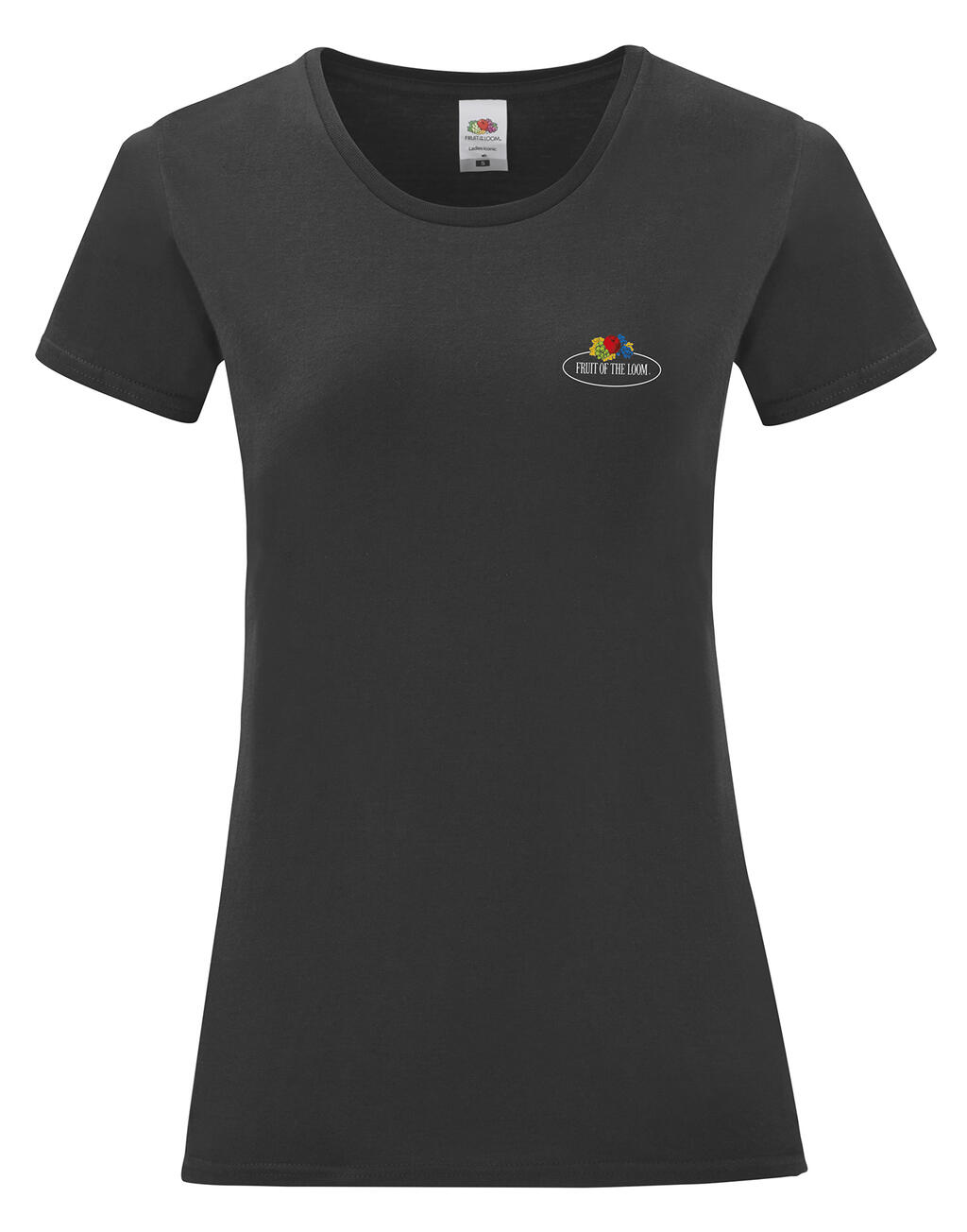 Fruit of the Loom Vintage Collection Ladies Vintage T Small Logo Print
