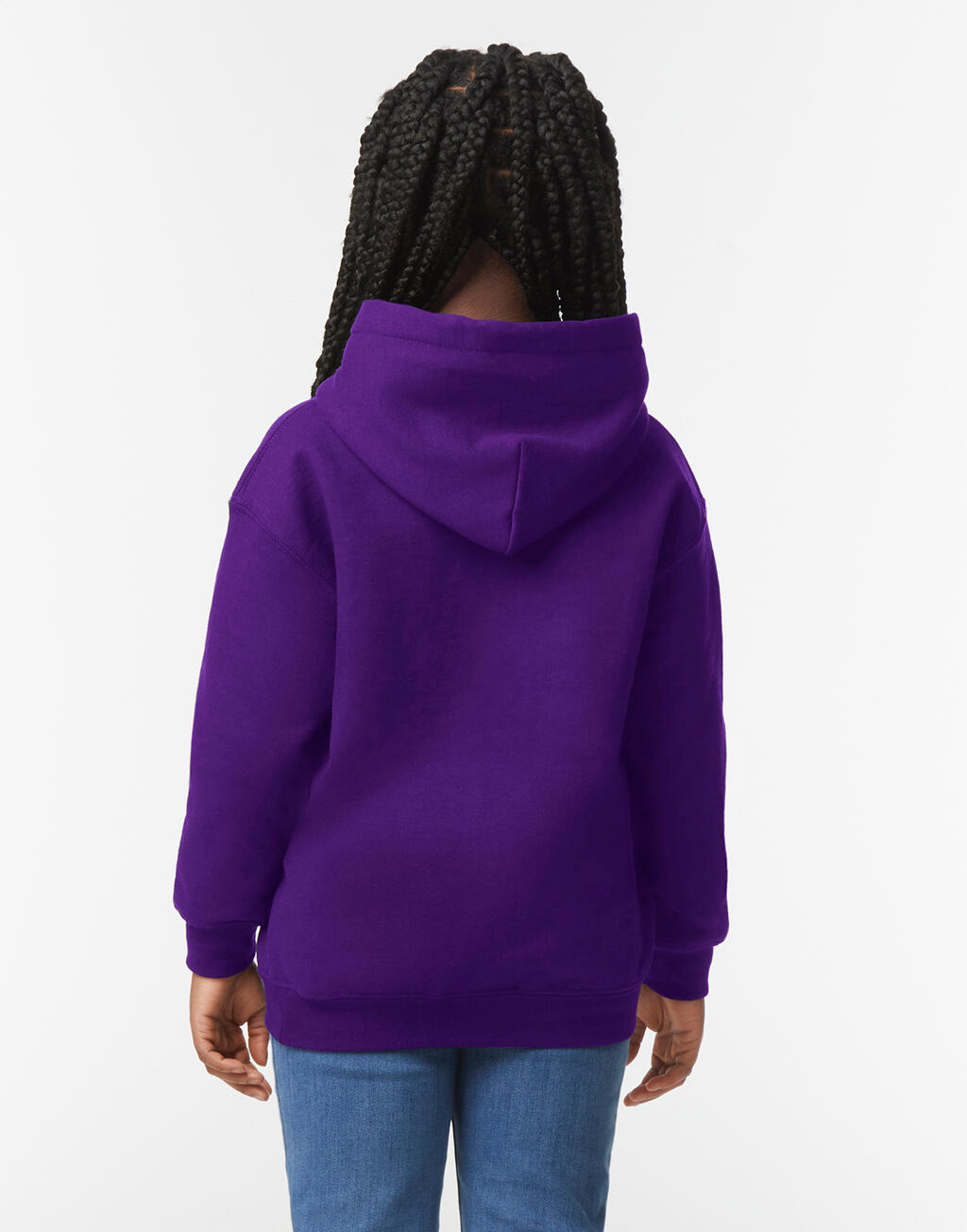 Gildan Heavy Blend Youth Hooded Sweat (dos)