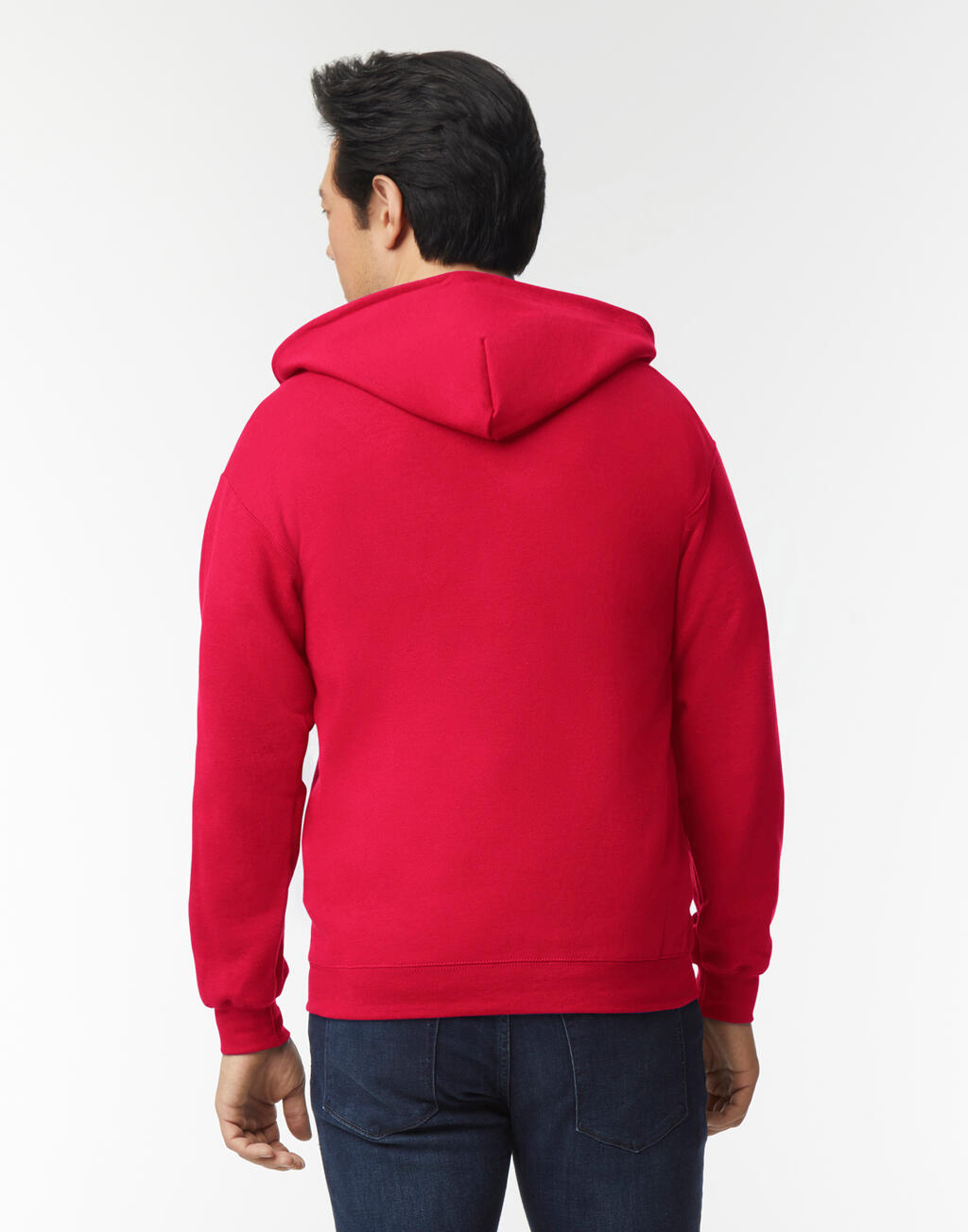 Gildan Heavy Blend Adult Full Zip Hooded Sweat (dos)