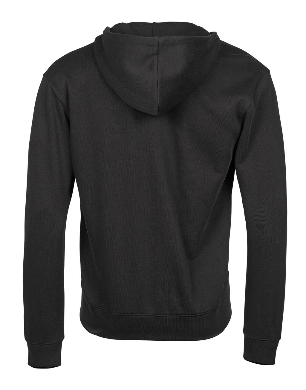 Tee Jays Ribbed Interlock Hooded Full Zip (dos)