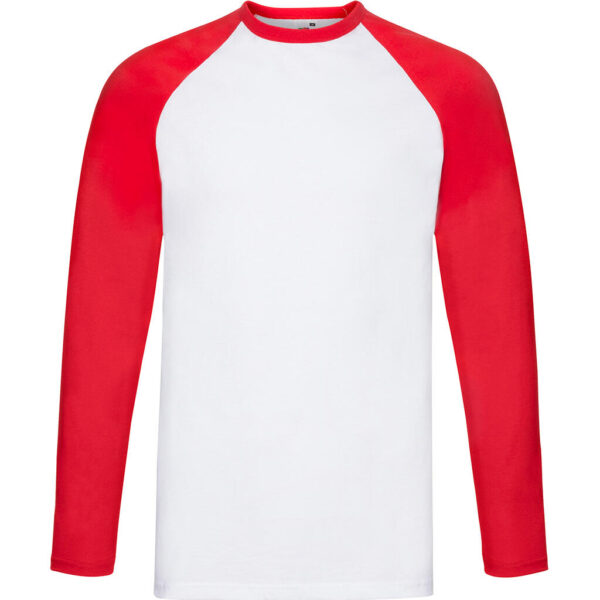 Fruit of the Loom Long Sleeve Baseball T-Shirt