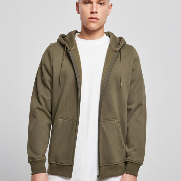 Build Your Brand Heavy Zip Hoody