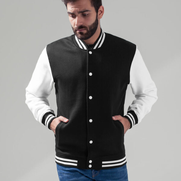 Build Your Brand Sweat College Jacket