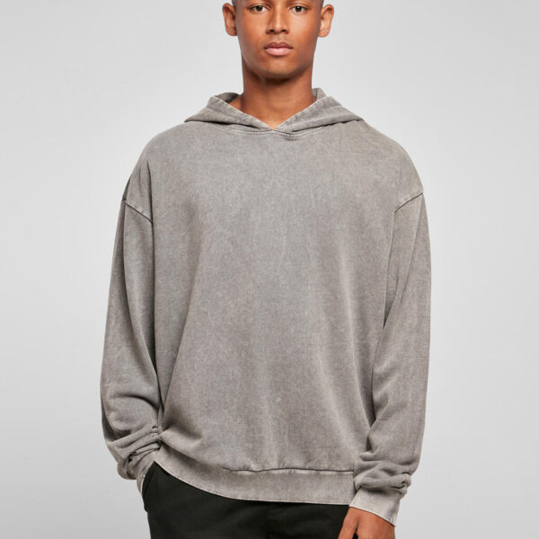 Build Your Brand Acid Washed Oversized Hoody