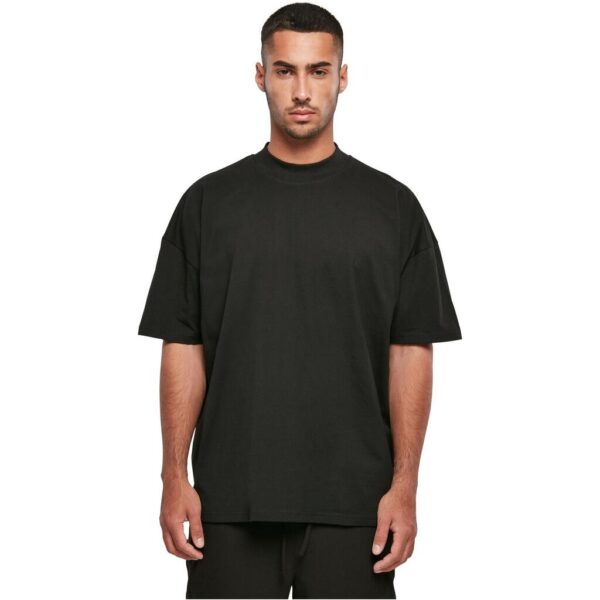 Build Your Brand Oversized Mock Neck Tee