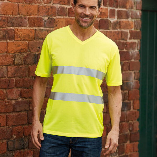 Yoko Fluo Super Light V-Neck T-Shirt