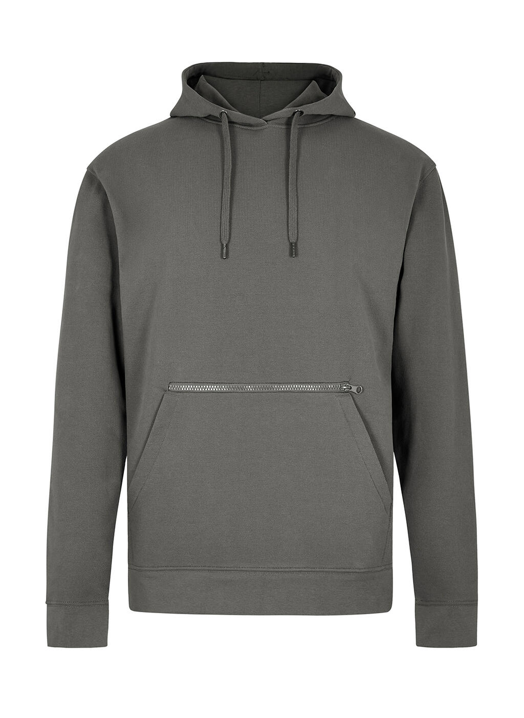 Kustom Kit Pique Hoodie with Zipped Pocket